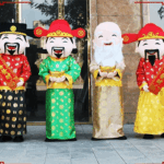 Our Cai Shen Ye God of Fortune mascot costume in Singapore is perfect for grand openings, corporate events, weddings, roadshows, and festive celebrations.
